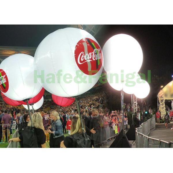 раздувное освещая рождество 6500k украшения воздушного шара 1000W