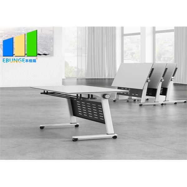 Мобильная складная таблица комнаты тренировки школы стола офиса складывая со слоем хранения