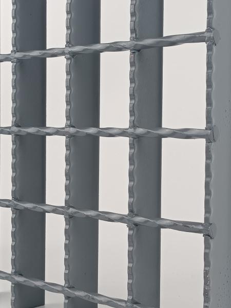 Spray Paint Black Steel Serrated Metal Grating Welding Bar Drain