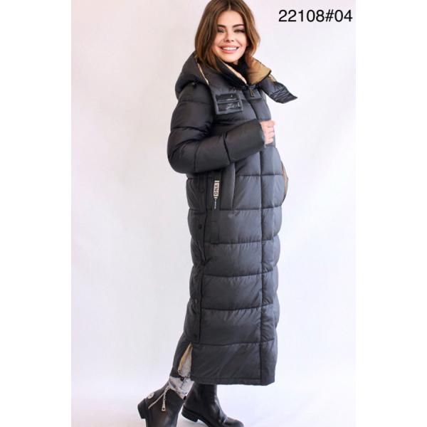 FODARLLOY Ladies Warm Hooded Solid Color Cotton-padded Clothes Women Long Down Winter Slim Jackets