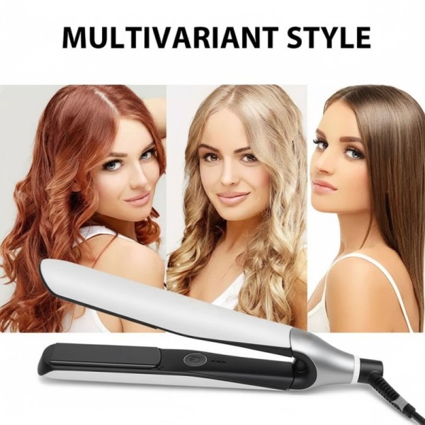 Platinum+ Chronos Professional Salon Styler Electric Ceramic Hair Straightener Curling Iron LED Fast Heating Portable Hotel