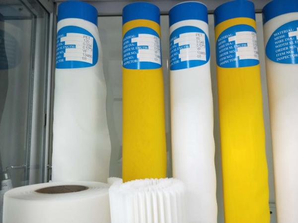 120T Yellow Color Silk Screen Mesh Bolting Cloth Wear Resistant For Printing