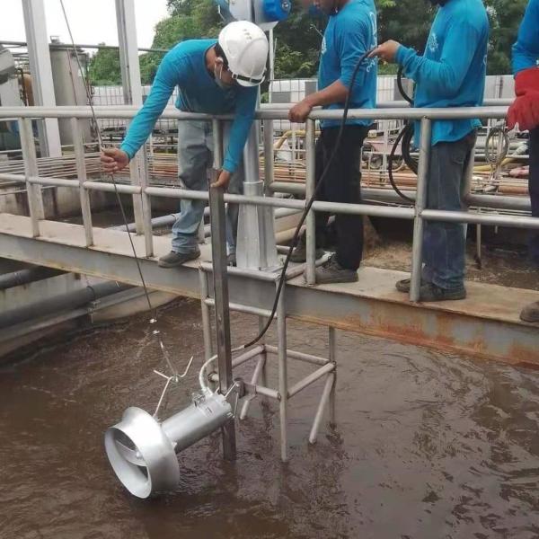 FANBAO 3000L/Hour Submersible Liquid Drum Agitator Mixer For Wastewater Treatment Diving Stirrer