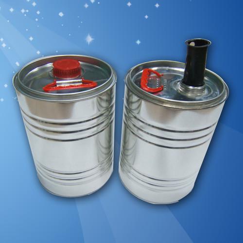 latas vazias da pintura do metal Tin Cans CMYK da tampa plástica feita sob encomenda de 18L