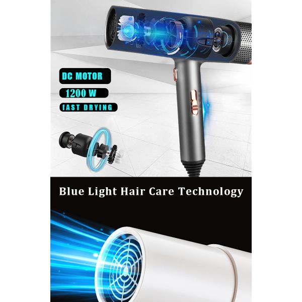 установки скорости сушильщика 3 воздуходувки волос иона промышленного фена для волос 1100W отрицательные