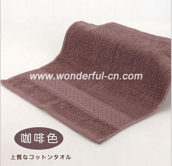 Best quality AZO free cotton terry dobby small red wholesale hand towels