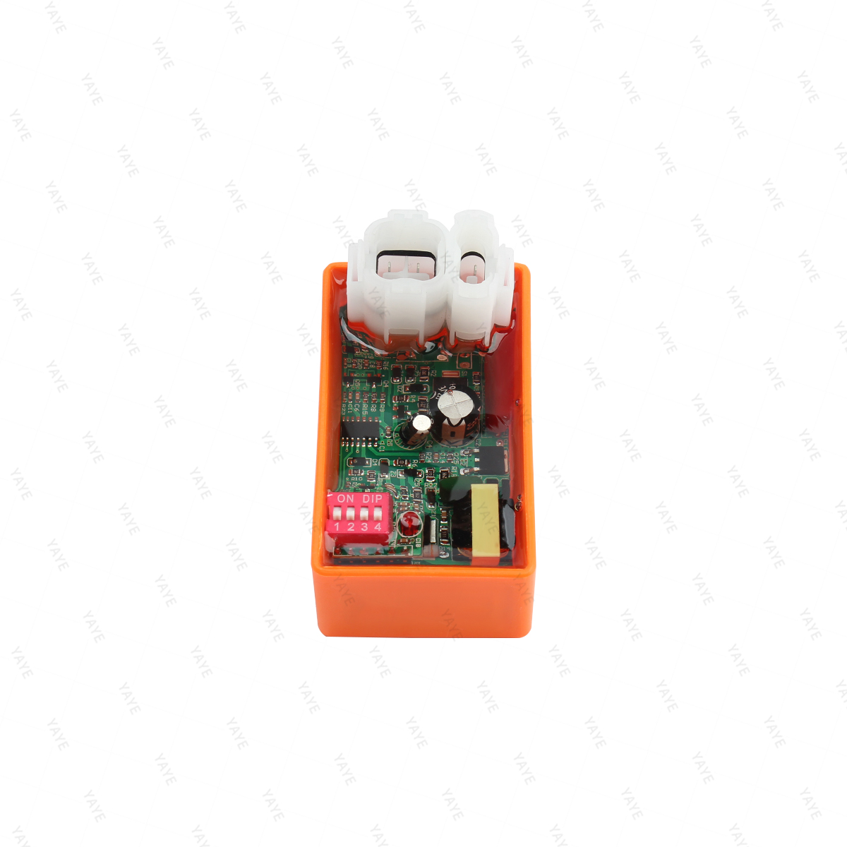 CDI Programmable Racing Ignition System for GY6125 DC Motorcycles 6 Pin DIP Switches Enhanced for Better