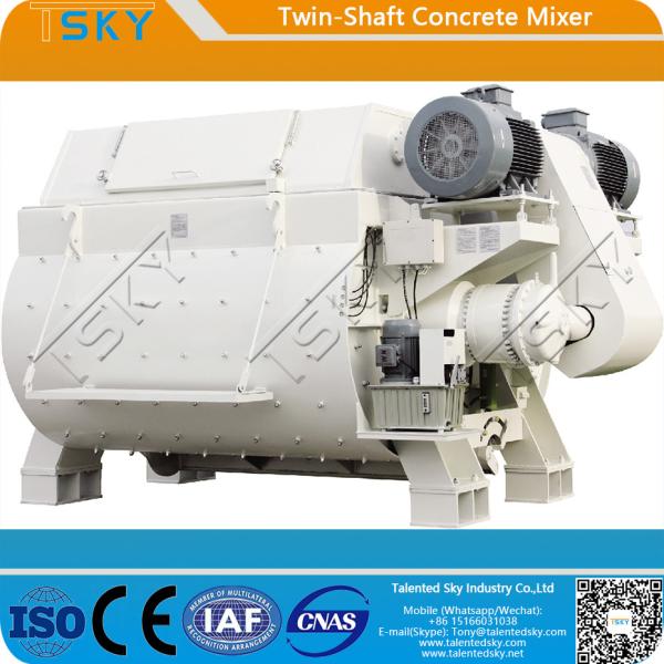 Construction Industry MS1500/1000 Twin Shaft Concrete Mixer