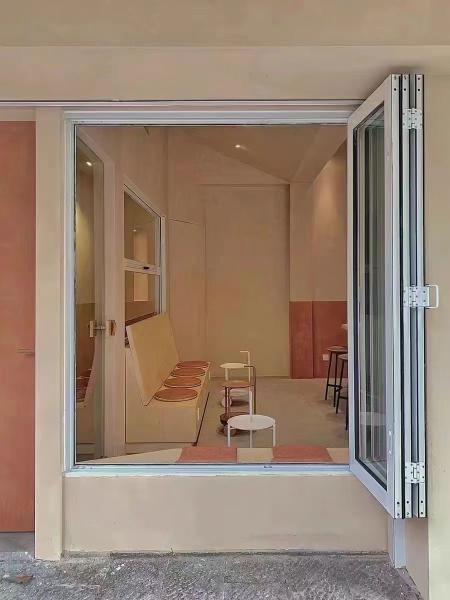 folding window aluminum balcony vertucal