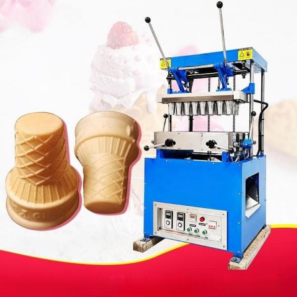 4 Heads Sugar Ice Cream Wafer Biscuit Cone Making Machine Easy to Operate and Maintain