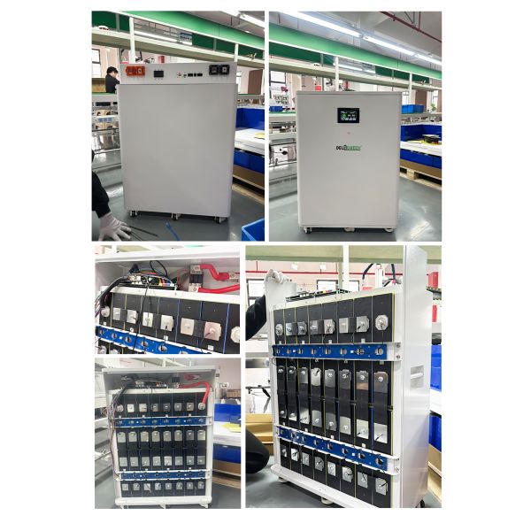 32kWh LiFePO4 Battery 51.2V Suitable EVE 628Ah battery cell Rack Mounted Energy Storage Battery Kit with Active Balancer