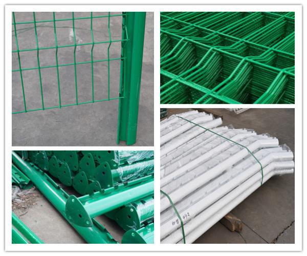 Steel Curved Triangle Bended Fence Welded Wire Garden Panel with Hot Dipped Galvanized