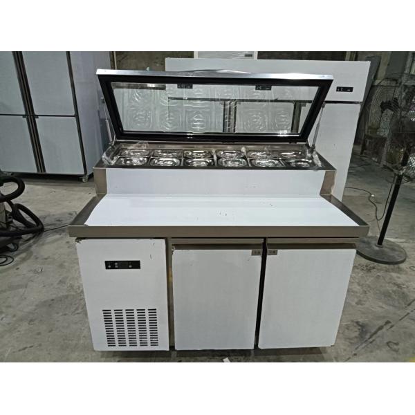 Under Counter Salad Table Commercial Refrigeration Pizza/Sandwich Prep Table