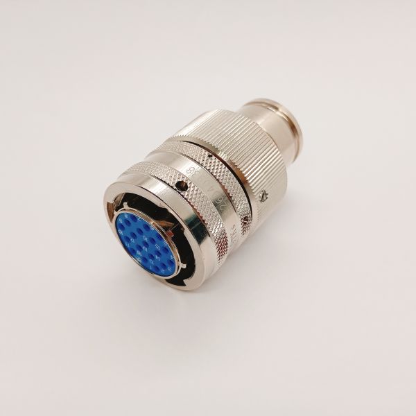 Y17 Series 12 Pin Bayonet Circular Connector with Gold-Plated Contacts and 1500V Withstand Voltage PCB Mount Socket