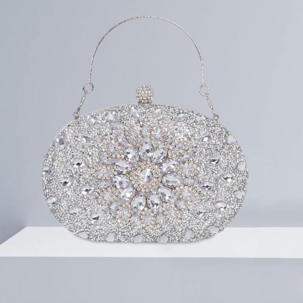 AMAZON DIAMOND-ENCRUSTED SUNFLOWER DINNER BAG WOMEN'S FASHION BANQUET CLUTCH ALL-MATCH DRESS EVENING BAG