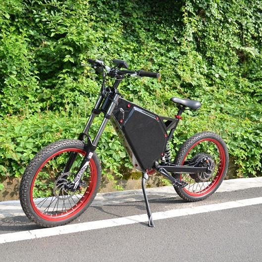 Full Suspension Powerful Ebike 72V 3000W With 45mm Magnet Hub Motor