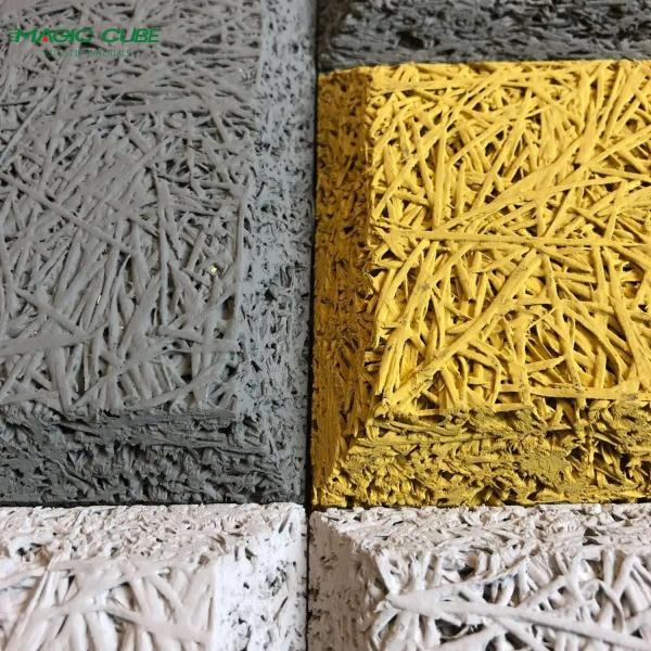 Interior Decoration 1200*2400mm Wood Wool Acoustic Absorption Panels