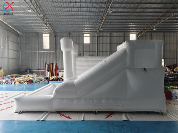Manufacturer Commercial Inflatable Bouncer Inflatable Combos White Wedding Castle