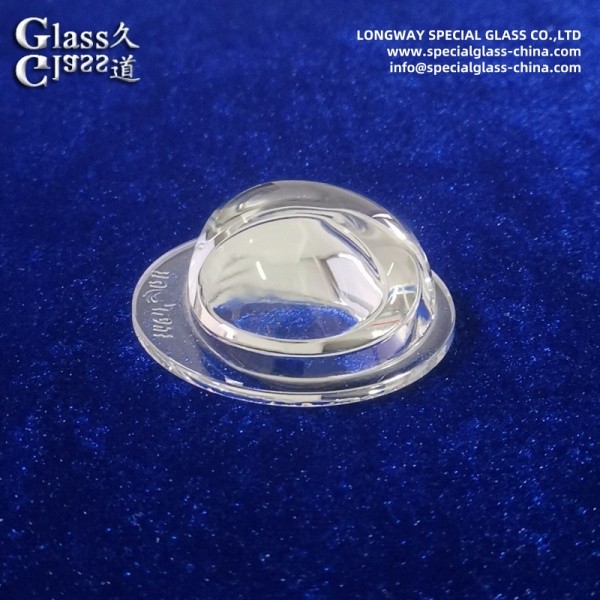 Lentes asféricas de vidrio borosilicato LED personalizados para el control de haz superior