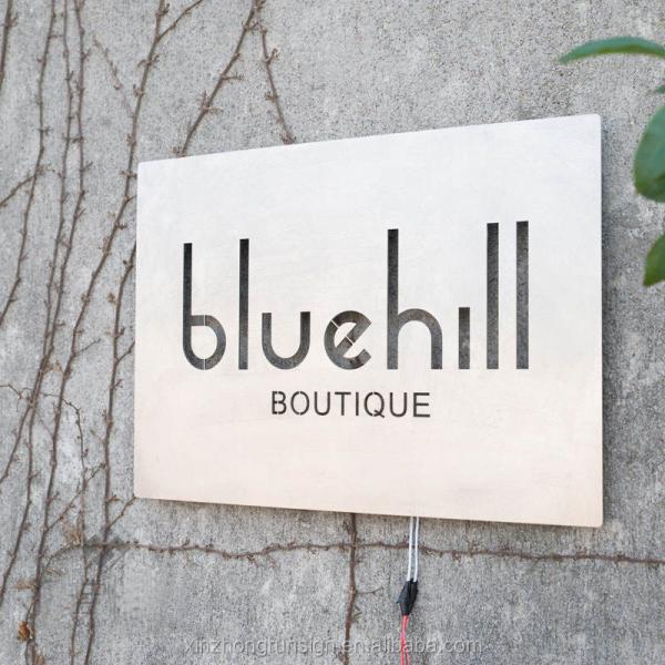 Outdoor 3d Logo Letter Poster Display Led Light Box Double-Sided Panel Indoor Headlights