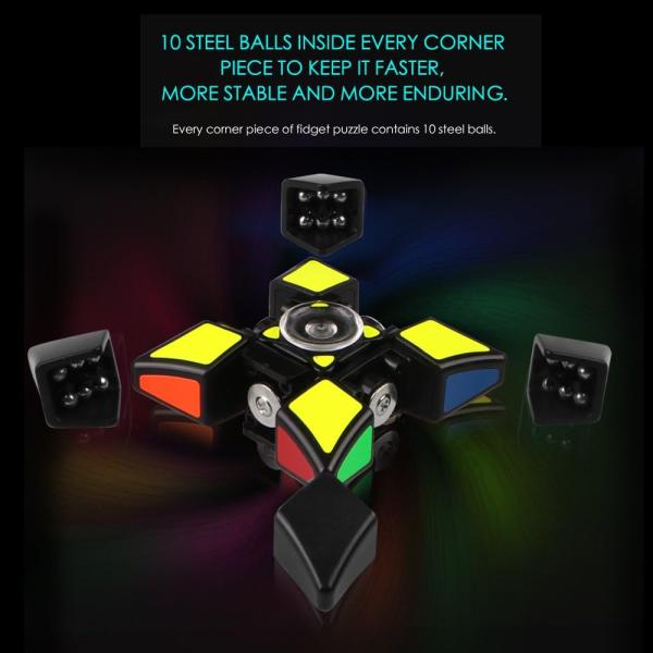 Kids Adults Fidget Spinners Cube 1x3x3 Floppy Cube Puzzle Toys Fingertips Hand Spinner