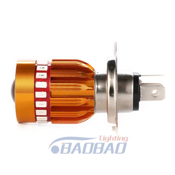H4 BA20D RGB High Quality Motorcycle LED Fog Light Mini Driving Lights Headlight Bulb 10w Motorcycle for Motor Car Accessories