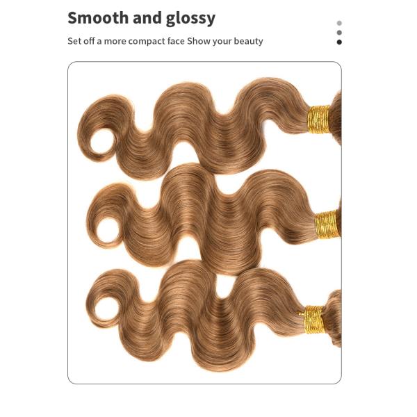 Healthy 22 Inch Body Wave Human Hair Extensions Color 27 Body 800