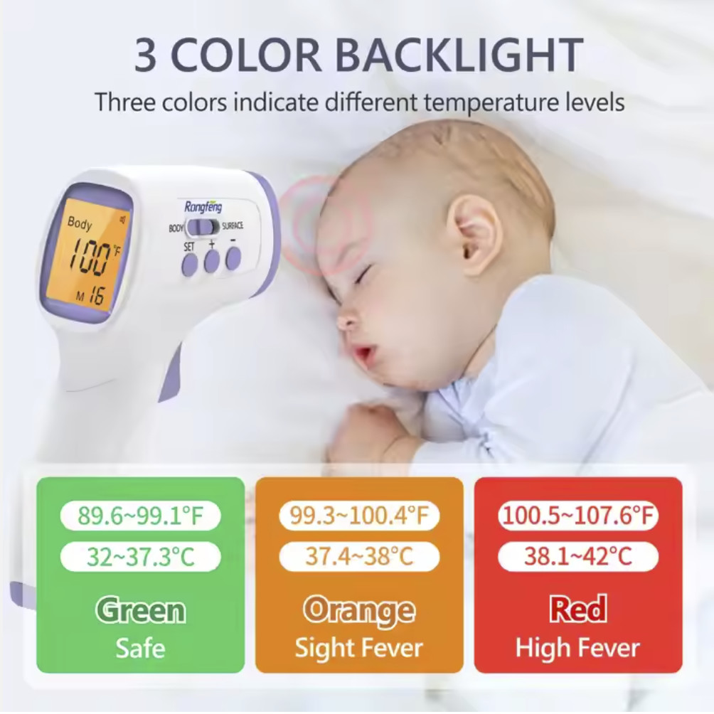 3VDC Body Infrared Thermometer Operating Environment 10 - 40°C Body Surface Thermometer