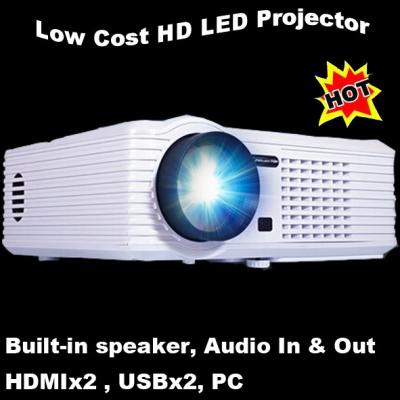 Durable Home Used LED Lamp Projector 20000 Hours Life USB VGA Proyector