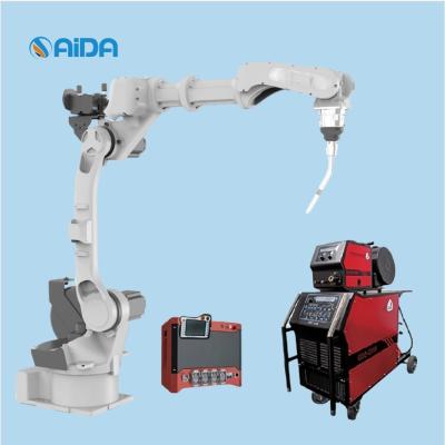 Robô de soldagem de 6 eixos de alta carga útil para aplicações industriais
