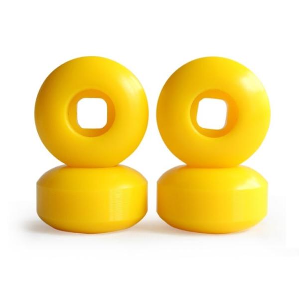 4 Pcs Set White 52x32mm Street Skateboard Wheels Polyurethane 100A Hardness