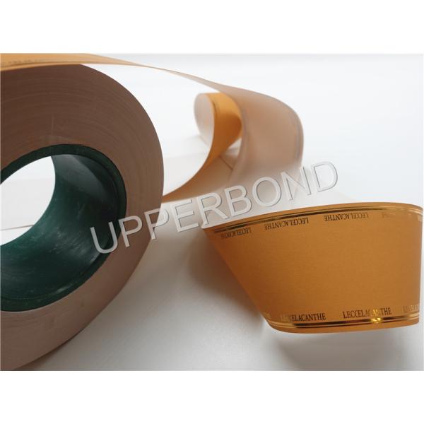 White Base Paper Yellow Printing Tipping Paper For Cigarette