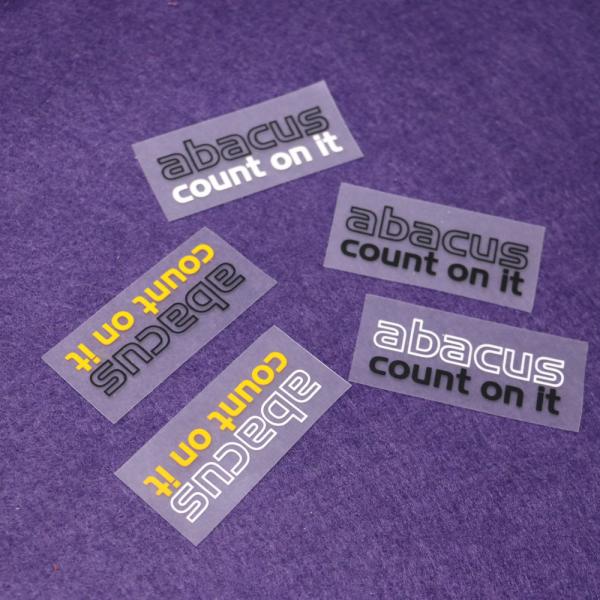 Custom Heat Transfer Labels for Clothing Garment Bags Shoes T-shrits