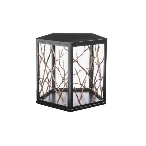 Stainless Steel Grid Modern Coffee Table