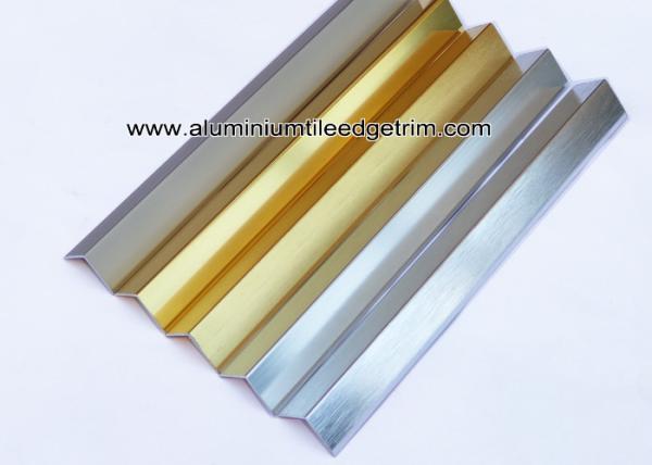 YF20 Decorative Aluminum Corner Guards / Protectors For Outer Corner Brace V20mm