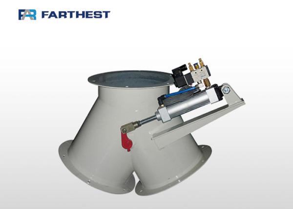 Customized Three Way Diverter Valve For Livestock Feed Pellet Conveying
