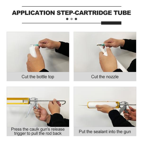 Manual Semi Circle Caulking Gun Silicone Polyurethane Sealant Gun 300ml Industrial Grade