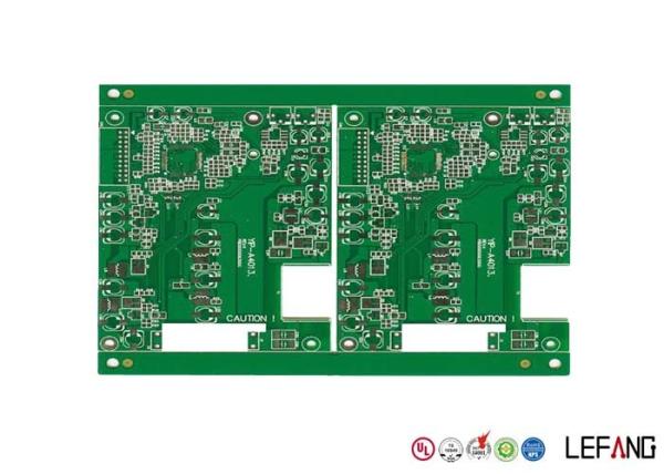 PCB Multilayer Circuit Board Green Solder Mask With Immersion Gold Operating Line