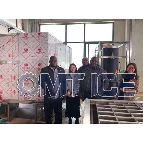 Semi Auto Industrial Ice Chipper Easy Operation Stainless Steel Corrosion Proof