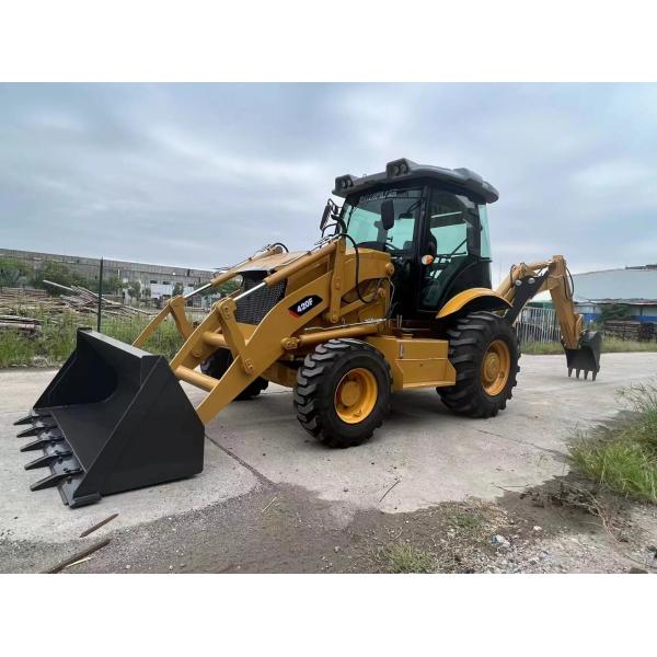 Used Original Paint Diesel Loader Caterpillar 420F with 2017 Nabtesco Hydraulic Valve