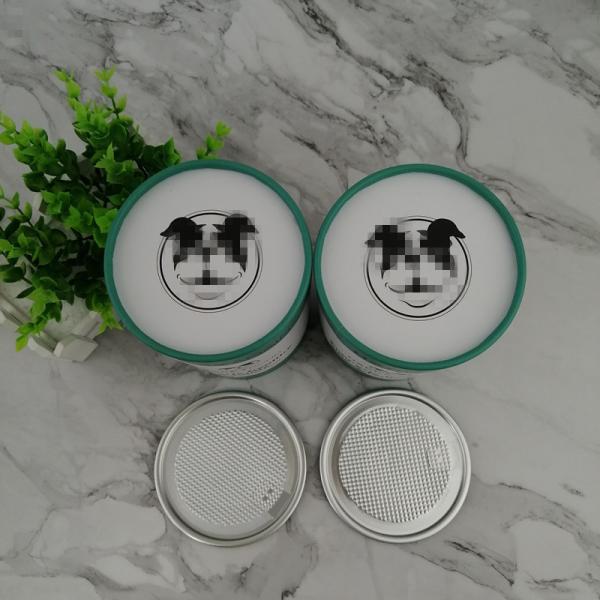 Tubo UV de Logo Round Airtight Kraft Paper que empacota para o pó do alimento