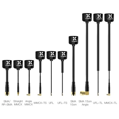Foxeer Antenna Lollipop 4 V4 FPV 5.8G 2.6Dbi Stubby RHCP SMA RPSMA UFL Straight/Angle MMCX 7.2g For RC Racing Drone
