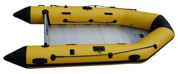 Canopy Inflatable Sport Boat Durable 4 Person Fishing Boat Wtih Super D - Ring