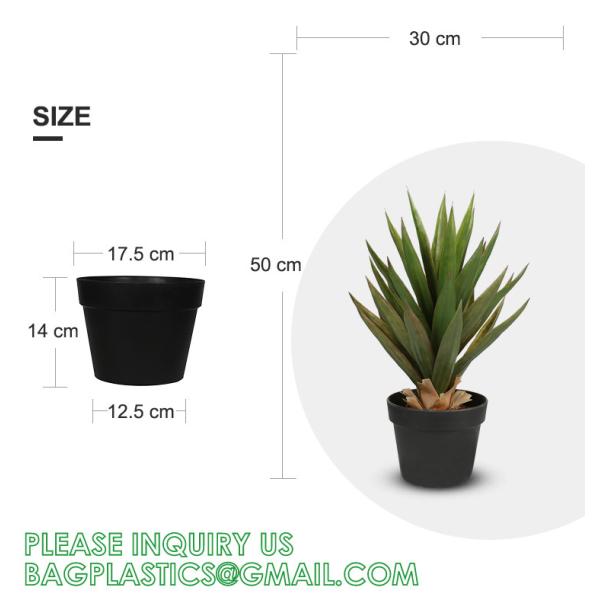 Giant Agave Fake Plant-52-Inch Faux Succulent, Fits With Southwestern Decor And Cactus Artificial Plants