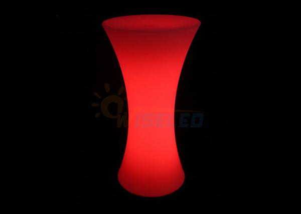 Tabela de cocktail original plástica do diodo emissor de luz do PE com a pilhas recarregável