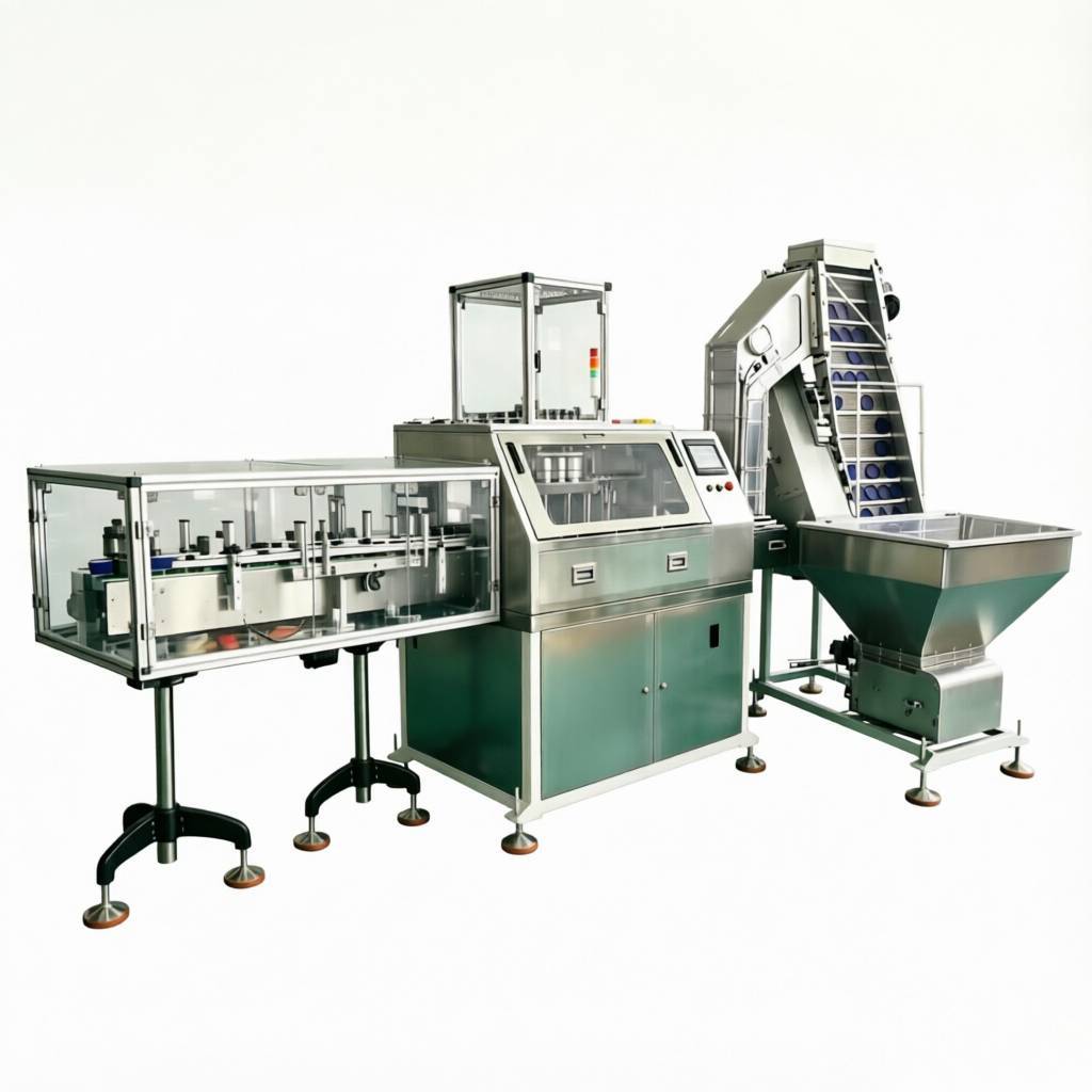 High Efficiency Fully Automated Cap Liner Insertion Machine with 3000-12000 pcs/hour Output