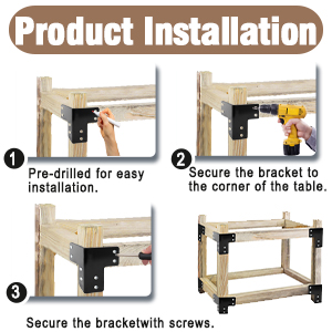 4 мм тяжелые угловые скобки для магазинов столовой комплект угловые скобки стальные рабочие столы