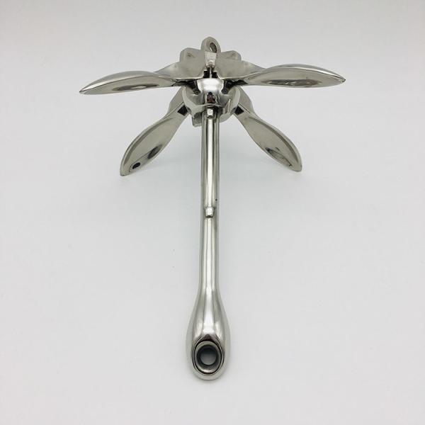 0.7KG 316 Stainless Steel  Kayak Fishing Kit / Folding Boat Anchor