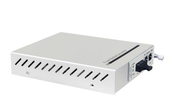 10/100/1000 Base-TX To 1000 Base-FX 1*9 Fiber Managed Media Converter Remote Standalone