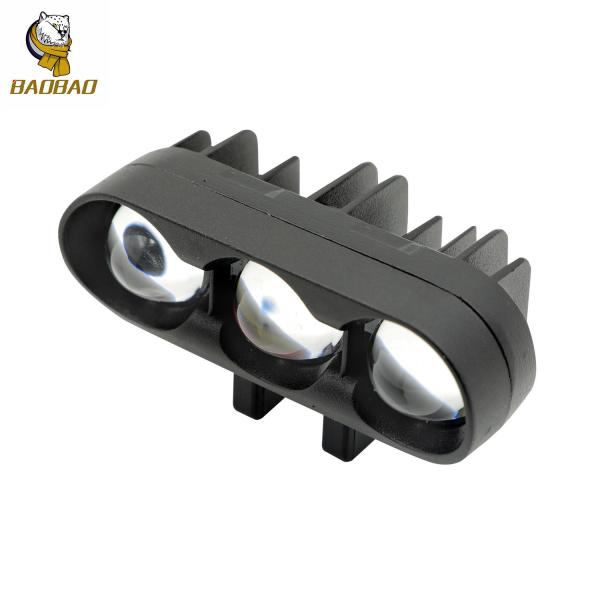 Motocicleta Projector de cores amarelo branco Luz LED Actualização de Lâmpadas de Reflexão Acessórios